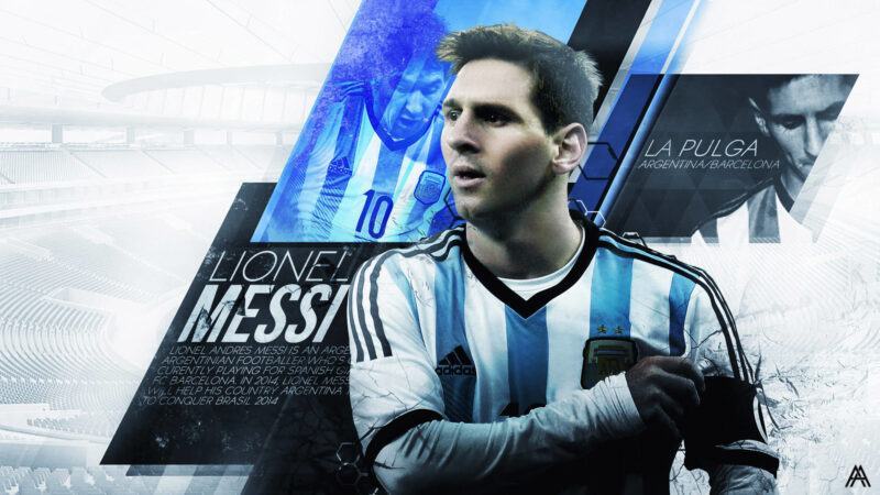 Ảnh Messi đội trưởng Argentina