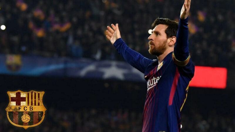 Hình ảnh Messi cảm ơn khán giả