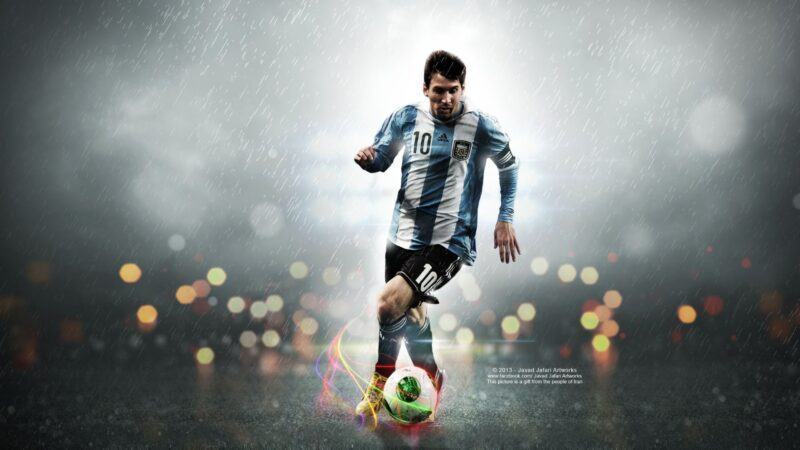 Hình ảnh Messi đi bóng đẹp mắt