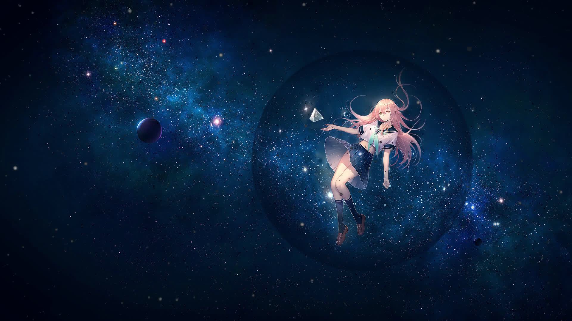 Hình ảnh bầu trời đêm anime độc ​​và đẹp