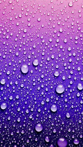 Màn hình giọt nước màu tím