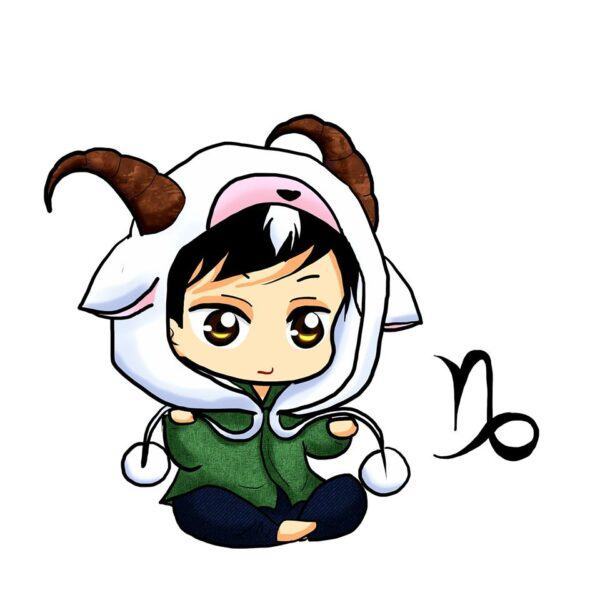 Ảnh chibi cung Ma Kết