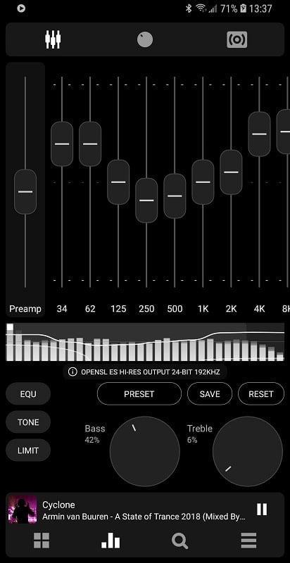 Bản mod Poweramp Music Player miễn phí