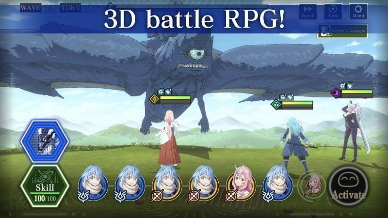 APK mod bộ nhớ SLIME ISEKAI