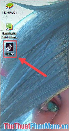 Nếu bạn muốn sử dụng TikTok, chỉ cần nhấn vào biểu tượng ngoài màn hình