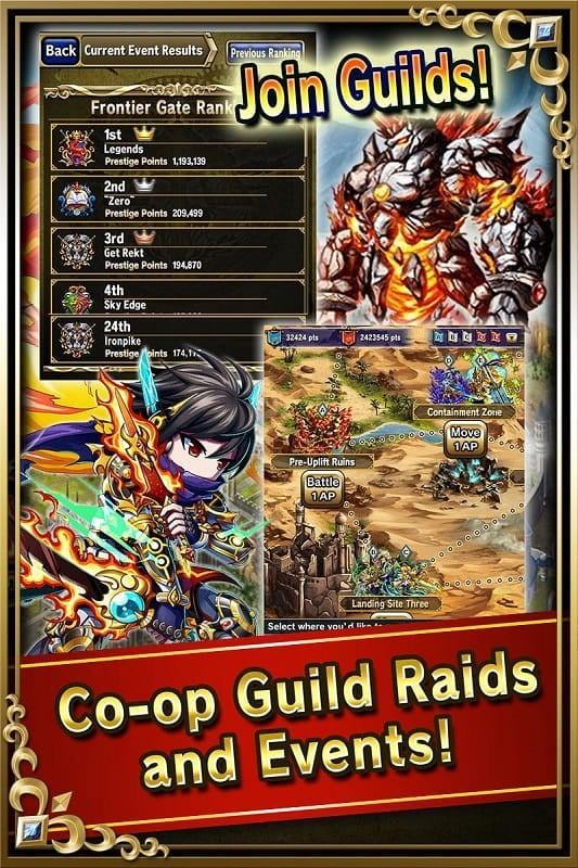 Tải xuống bản mod Brave Frontier