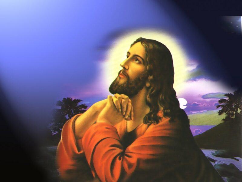 Hình ảnh Chúa Giêsu cầu nguyện