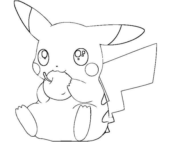 Trang Tô Màu Pokemon Pikachu