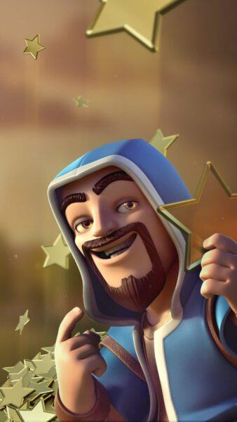 Hình ảnh Clash of Clans và các ngôi sao vàng