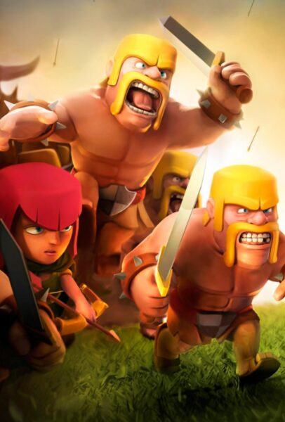 Hình ảnh trận chiến Clash of Clans