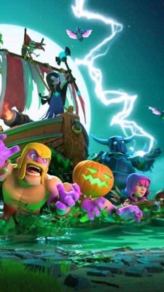 Hình ảnh Clash of Clans mùa Halloween