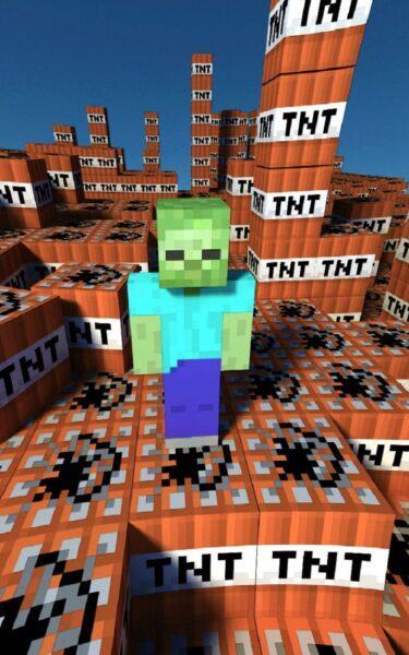 Hình ảnh Minecraft 3d TNT