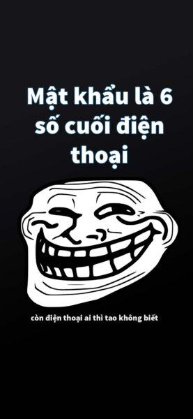 Hình nền điện thoại troll hài hước