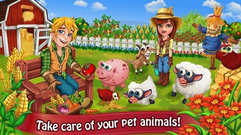 Farm Day Village Farming Mod apk