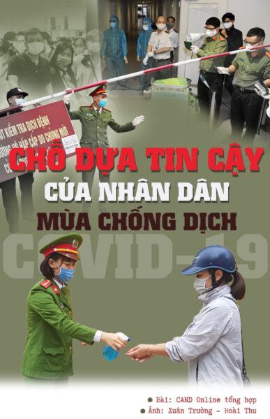 Hình ảnh công an trong mùa chống Covid