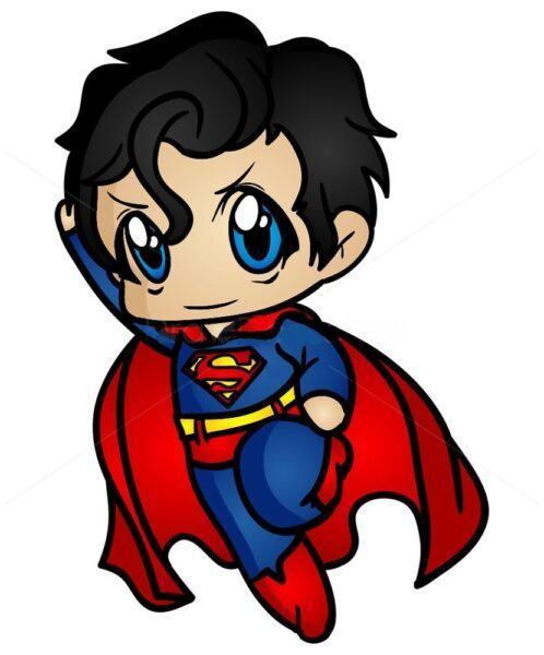 Chibi siêu anh hùng bay mắt xanh