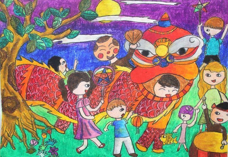 Vẽ lễ hội cho trẻ em