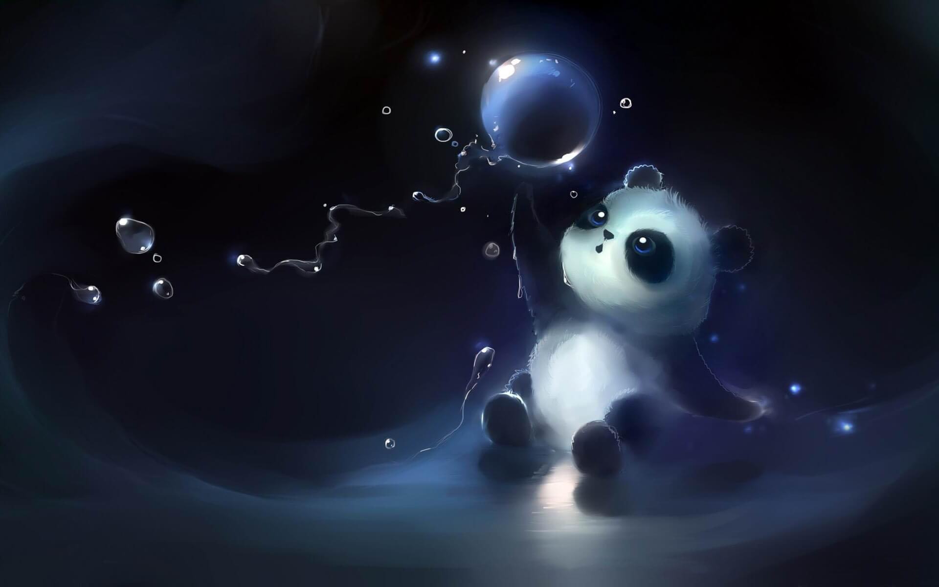 Hình nền Chibi Panda cho PC