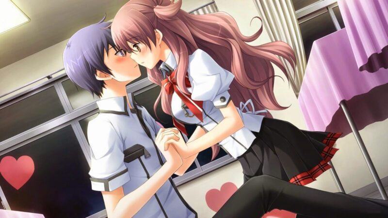 Ảnh cặp đôi anime hôn nhau