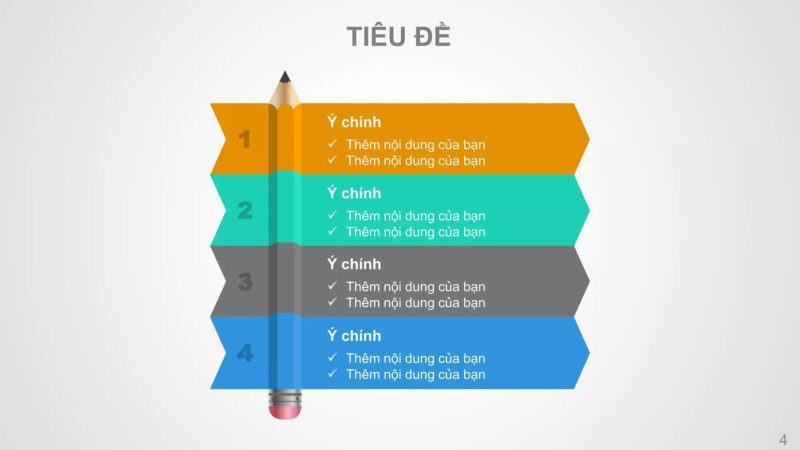 Mẫu sơ đồ PowerPoint trình bày logic