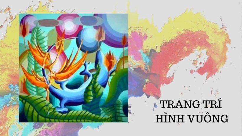 Vẽ trang trí hình vuông đẹp và ấn tượng