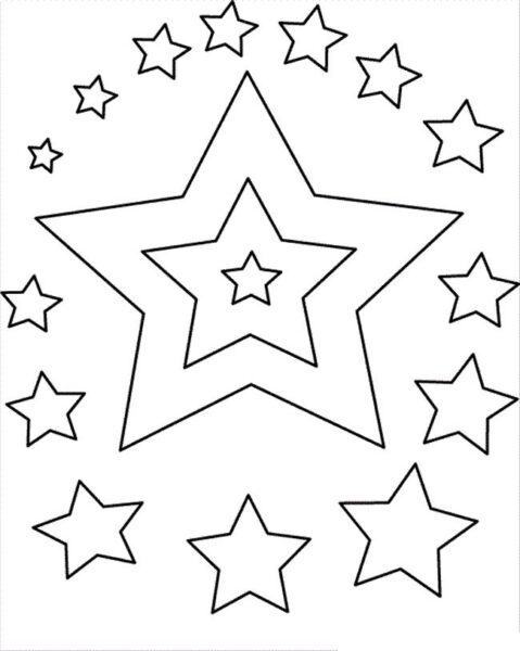 Tranh tô màu ngôi sao đẹp nhất cho bé tập tô màu (36)