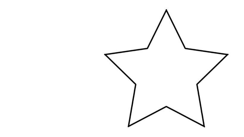 Tranh tô màu ngôi sao cho bé tập tô màu (1)