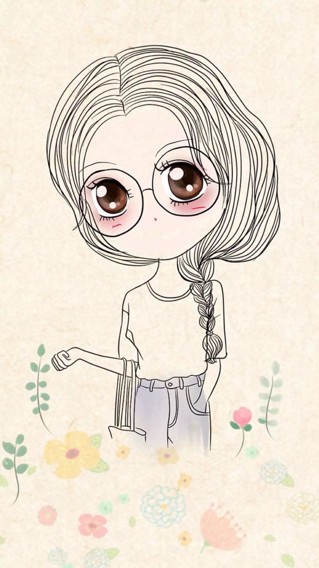 hình nền chibi girl xinh