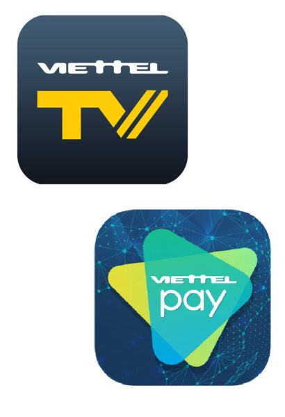 Hình ảnh logo viettel 2 dịch vụ viettel tv và vietelpay