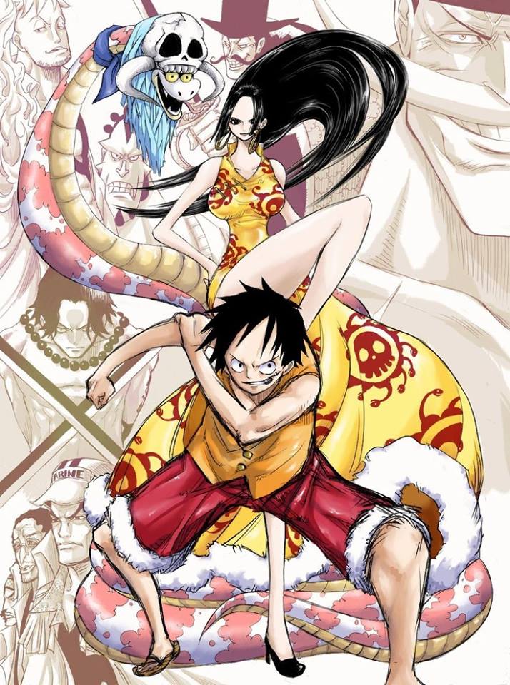 Luffy vs Boa Hancock hình ảnh