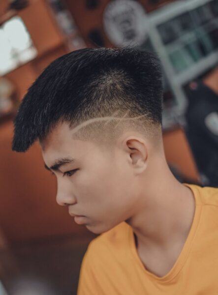 Kiểu tóc mohican không vuốt