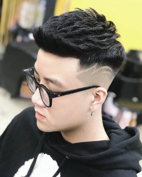 Kiểu tóc mohican mặt tròn