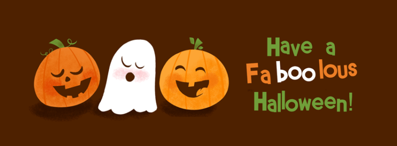 Ảnh bìa FB dễ thương cho Halloween