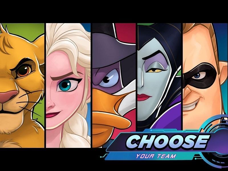 APK chế độ chiến đấu của Disney Heroes