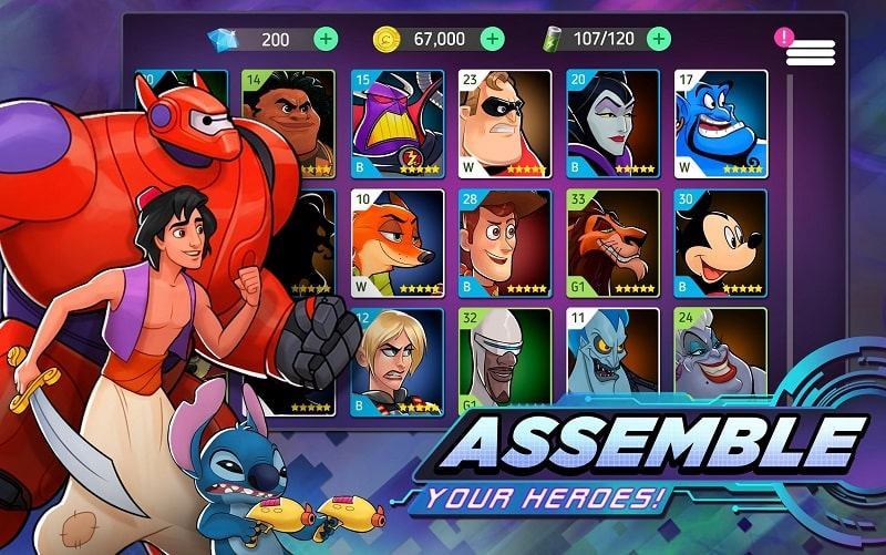 Bản mod Disney Heroes Battle Mode miễn phí