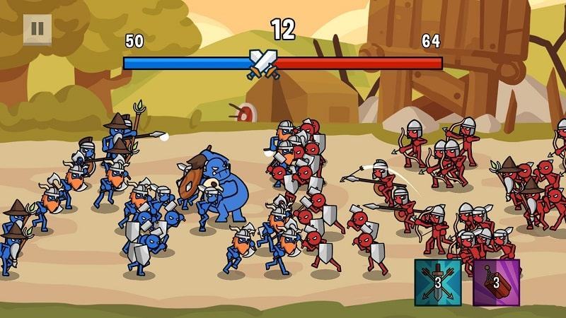 Tải xuống bản mod Stick Battle War of Legions