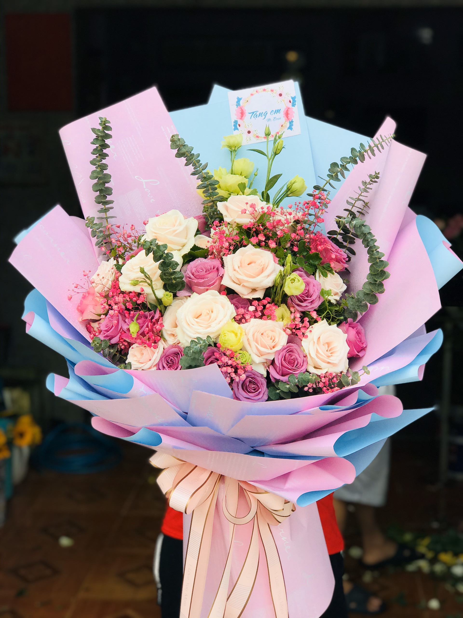 Mẫu hoa chúc mừng sinh nhật chị gái xinh lung linh  Phởn Flower