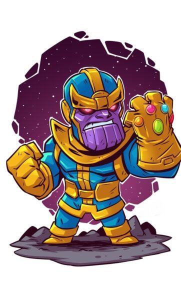 Hình ảnh chibi Thanos dễ thương