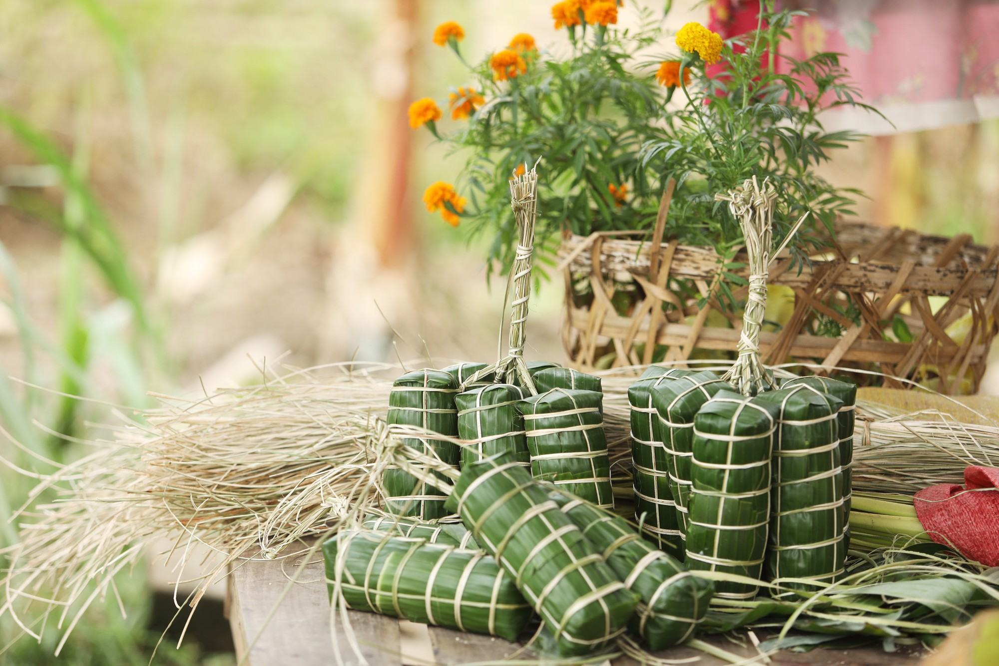 Ảnh đẹp bánh chưng, bánh tét ngày tết