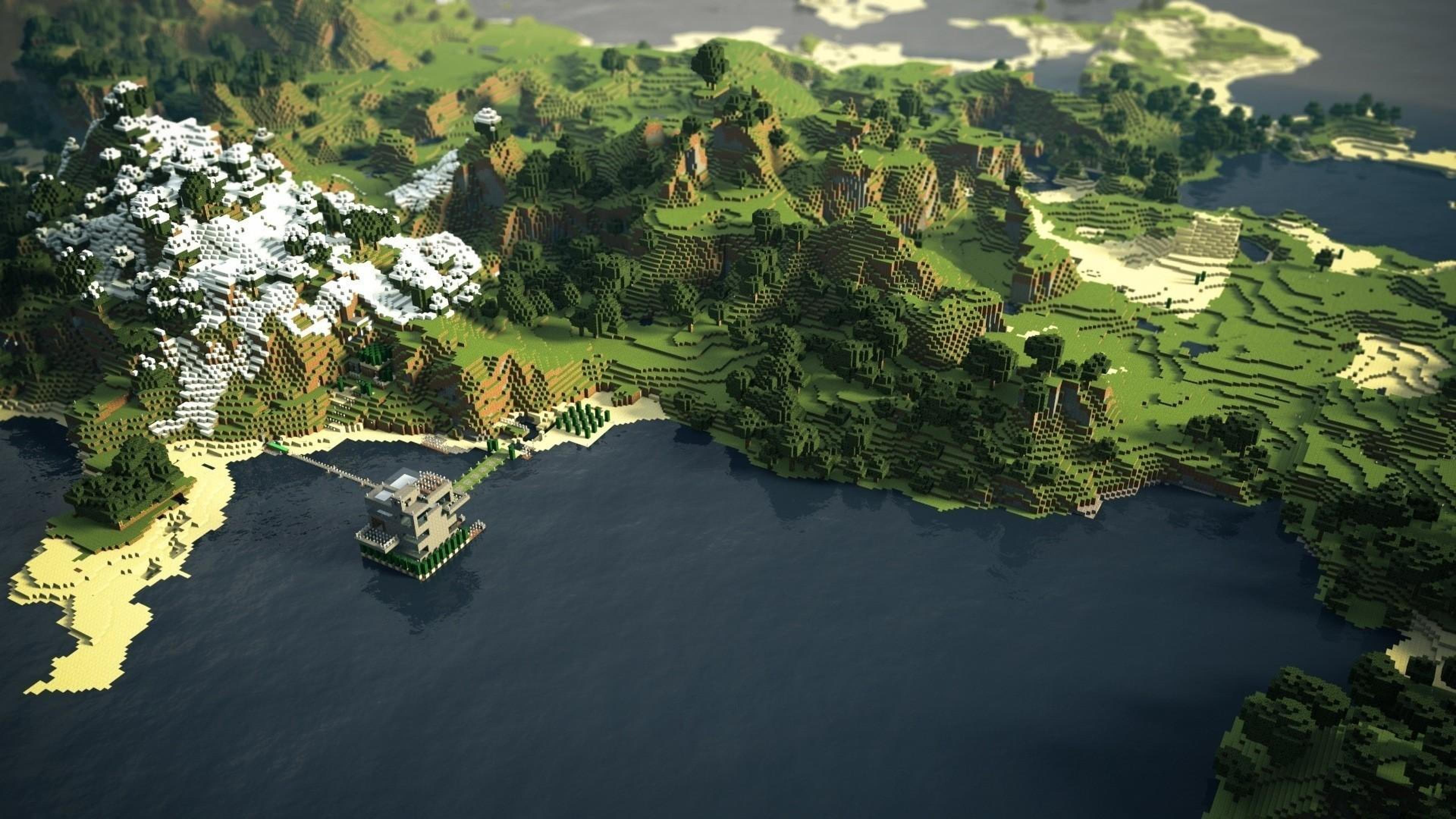 Hình nền Minecraft 4K tuyệt đẹp