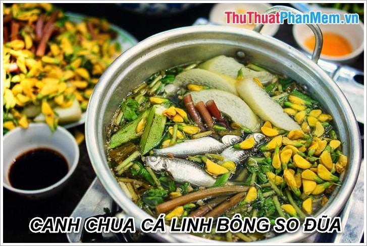 Canh chua cá linh bông so đũa