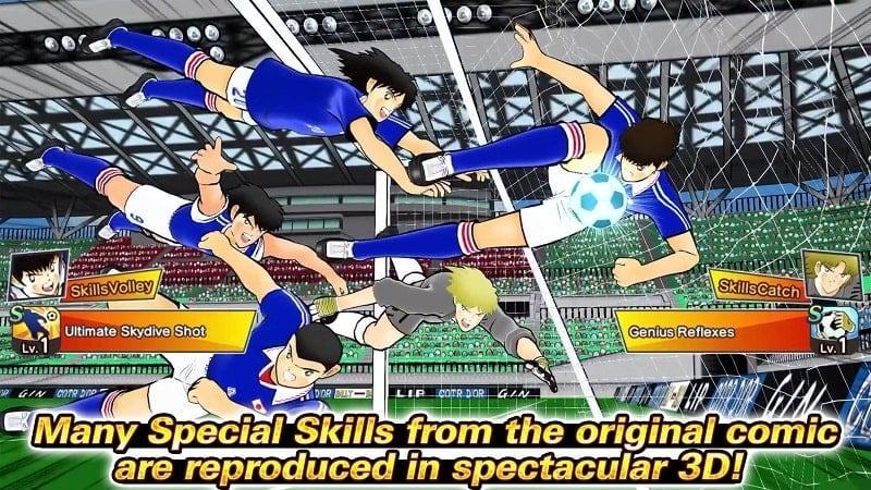 Apk mod Đội trưởng Tsubasa Dream Team