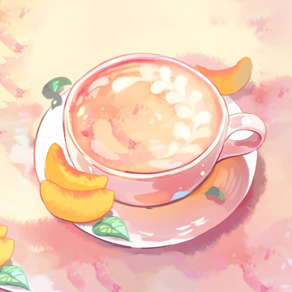 Hình nền trà sữa hoạt hình dễ thương nhất