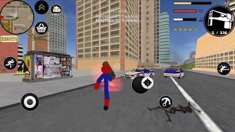 Bản mod Stickman Spider Rope Hero miễn phí