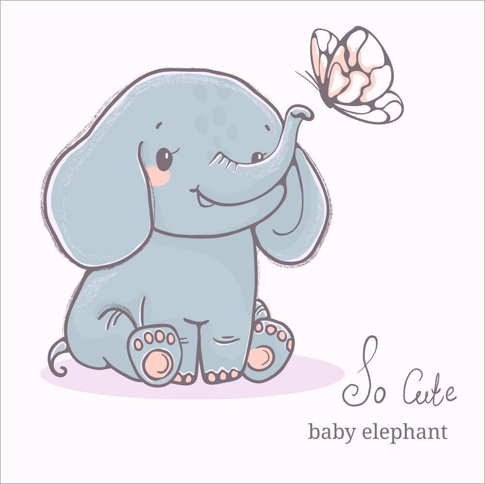 Cách vẽ chú voi chibi dễ thương dễ dàng