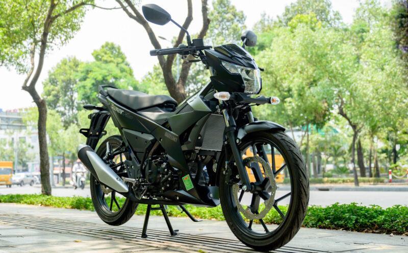 Hình ảnh Satria đen mờ phong cách mới