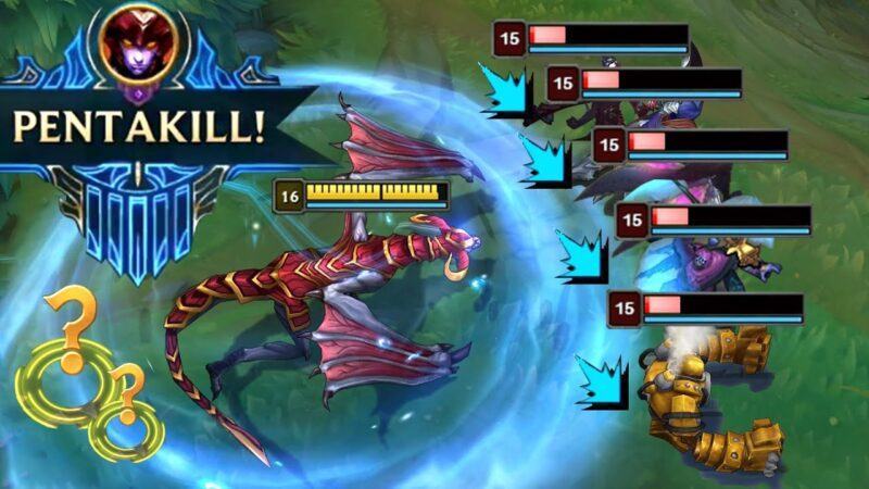 Hình ảnh tấn công chớp nhoáng Pentakill