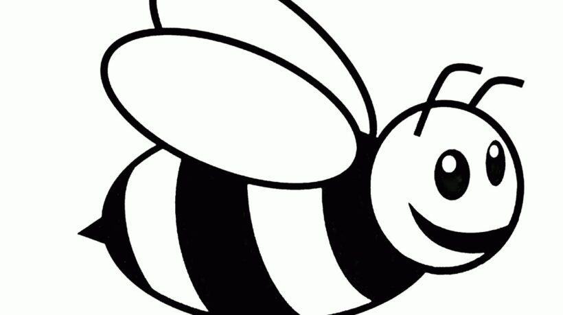 tranh tô màu ong vò vẽ Beautiful Strong Bees To Color Cute Bumble Bee Coloring Pages