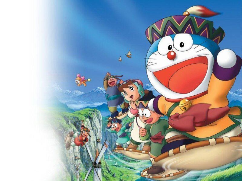 Hình Doraemon an toàn cho màn hình máy tính