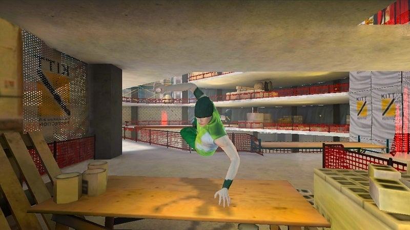 Chế độ mô phỏng parkour 3D